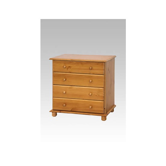 Pine four drawer chest